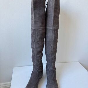 Stuart Weitzman Lowland Suede Over the Knee Boots, Size 7.5